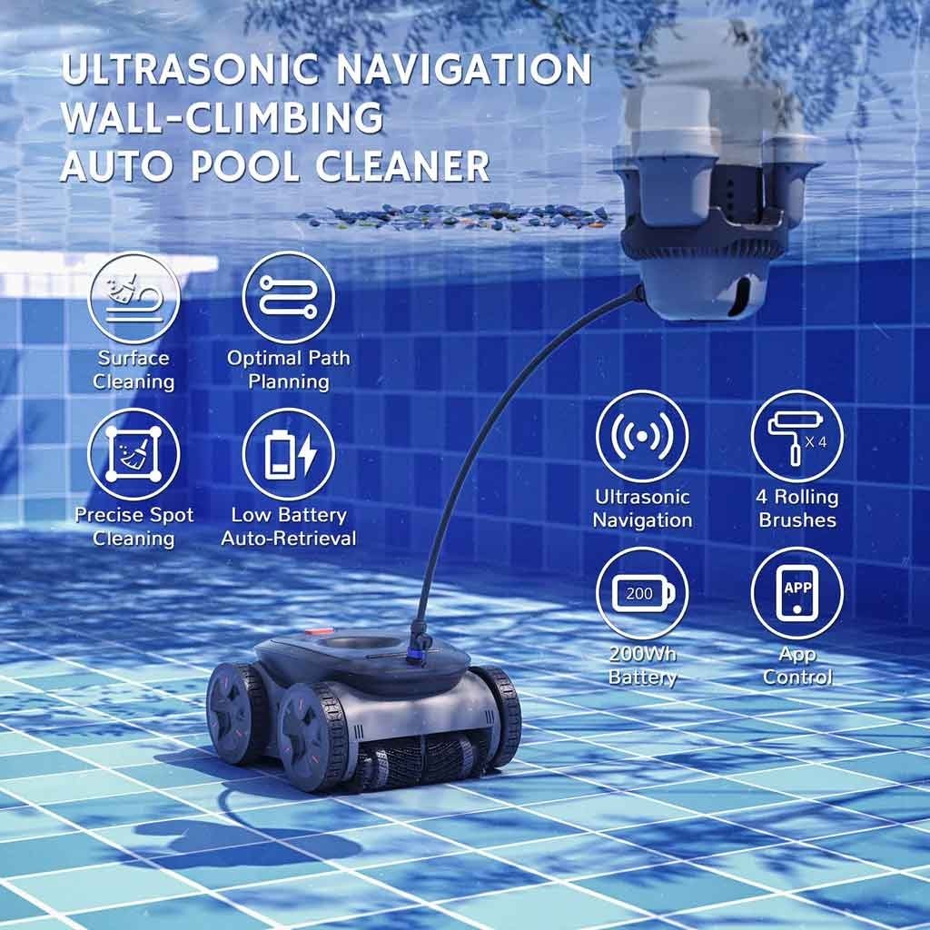 AquaMarvin AM6 Robotic Pool Cleaner