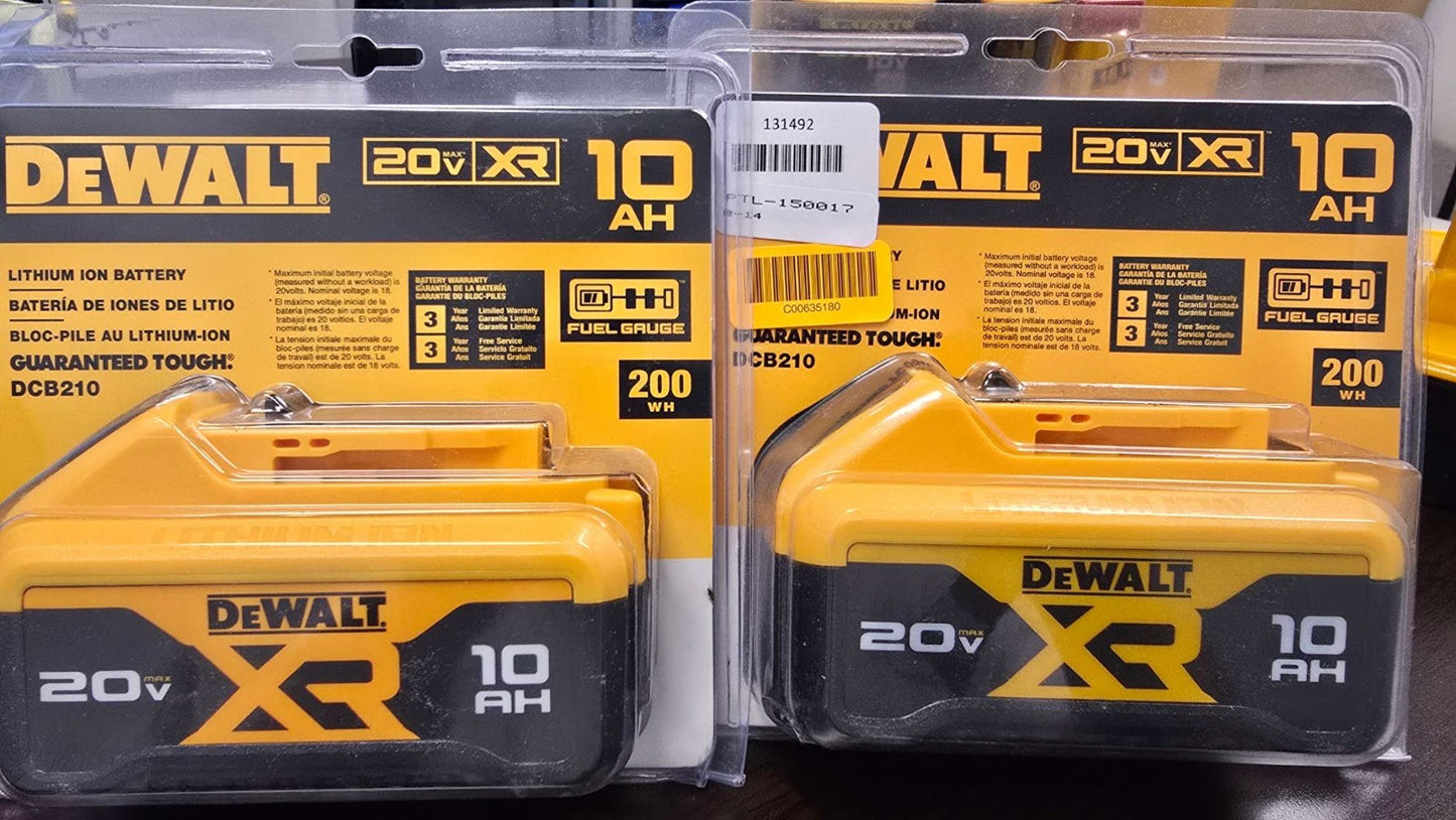 DEWALT MAX XR 20V Li-Ion Battery - DCB210