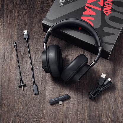 SS-502 Active Noise Cancelling Wireless Over-Ear Headphones 2.4GHz/Bluetooth