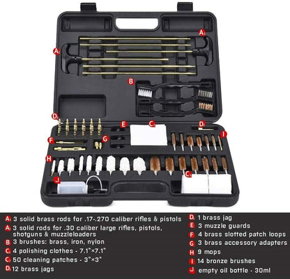 Universal Gun Cleaning Kit Hunting Rifle Pistol Shotgun Cleaning Kit