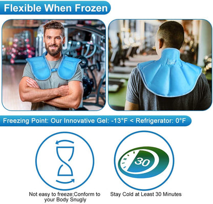 Relief Expert Neck Ice Pack Wrap Ice Pack for Neck and Shoulder Injuries