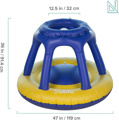 Sable Inflatable Pool Basketball Hoop with one Basketball for Pool and Water