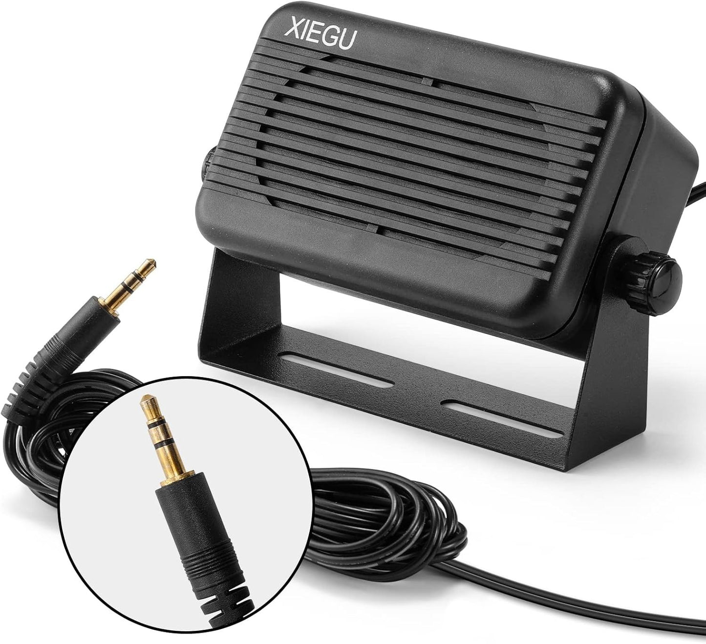 Xiegu GY03 3.5mm Plug Rectangular External Speaker with Stereo Sound