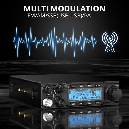Radioddity QT80 10 Meter Radio 80W High Power Amateur Ham Radio