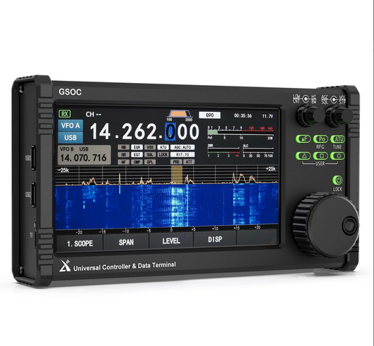 Xiegu GSOC Remote Controller Touch Screen Spectrum & Waterfall Display