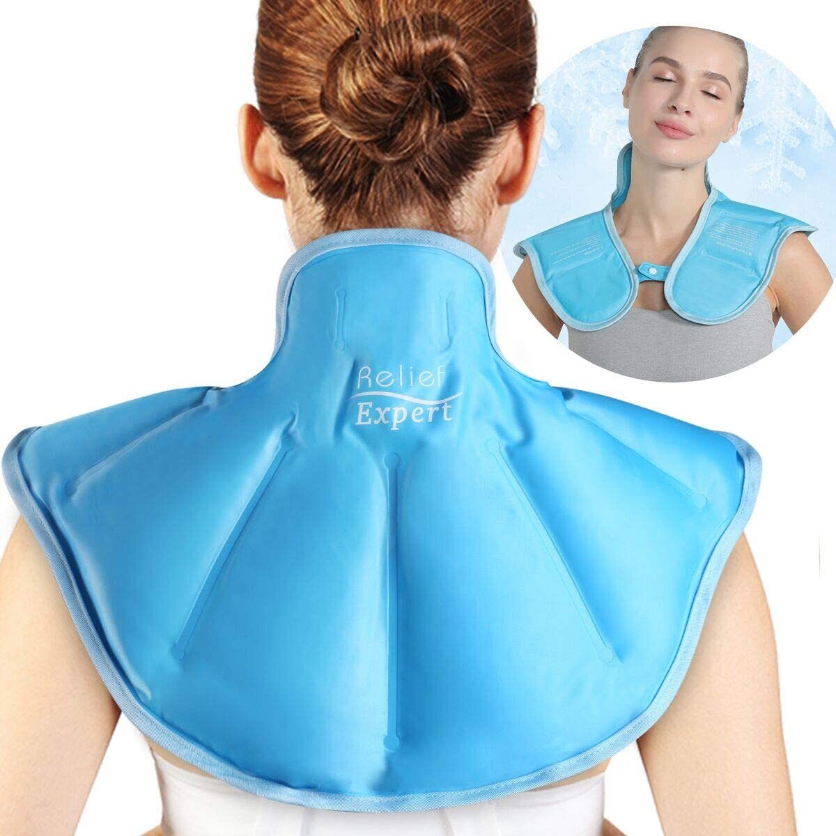 Relief Expert Neck Ice Pack Wrap Ice Pack for Neck and Shoulder Injuries