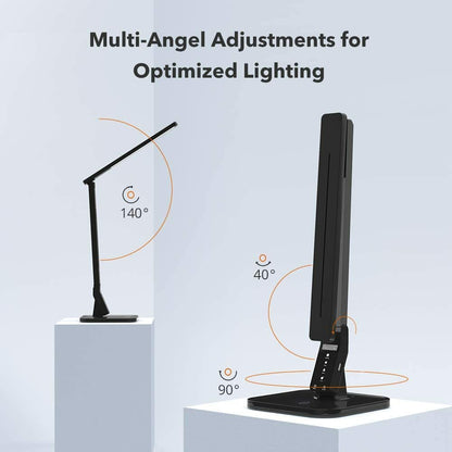 TaoTronics LED Desk Lamp with USB 4 Lighting Modes 5 Brightness1h Timer DL01