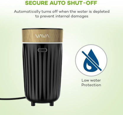 VAVA Car Essential Oil Diffuser 60ml Portable USB Aroma Diffuser Ulstrasonic
