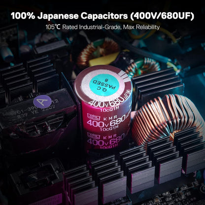 Redragon RGPS-850W 80+ Gold 850 Watt ATX 3.0 & PCIe 5.0 Fully Modular Power Supp