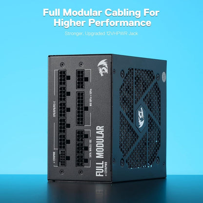 Redragon RGPS-850W 80+ Gold 850 Watt ATX 3.0 & PCIe 5.0 Fully Modular Power Supp
