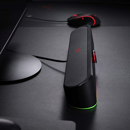 Redragon GS560 RGB Desktop Soundbar, 2.0 Channel Computer Speaker