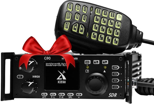 Xiegu G90 HF Radio Transceiver 20W SSB/CW/AM/FM SDR Structure with Built-in Auto