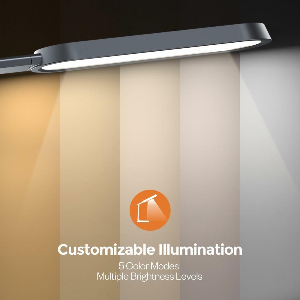 TaoTronics TT-DL56 Stylish Metal LED Desk Lamp Office Light Philips EnabLED Lice