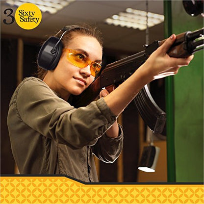 Safety Ear Muffs Free Ear Plug Kit Hearing Protection for Shooting Noise Cancel