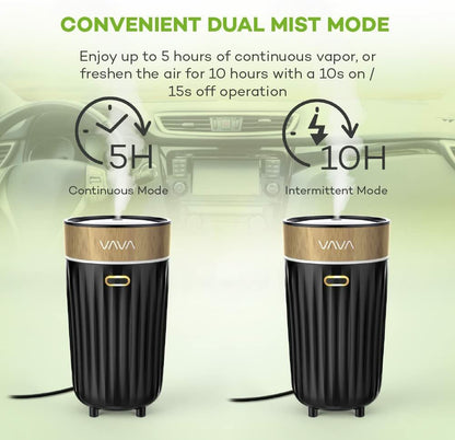 VAVA Car Essential Oil Diffuser 60ml Portable USB Aroma Diffuser Ulstrasonic