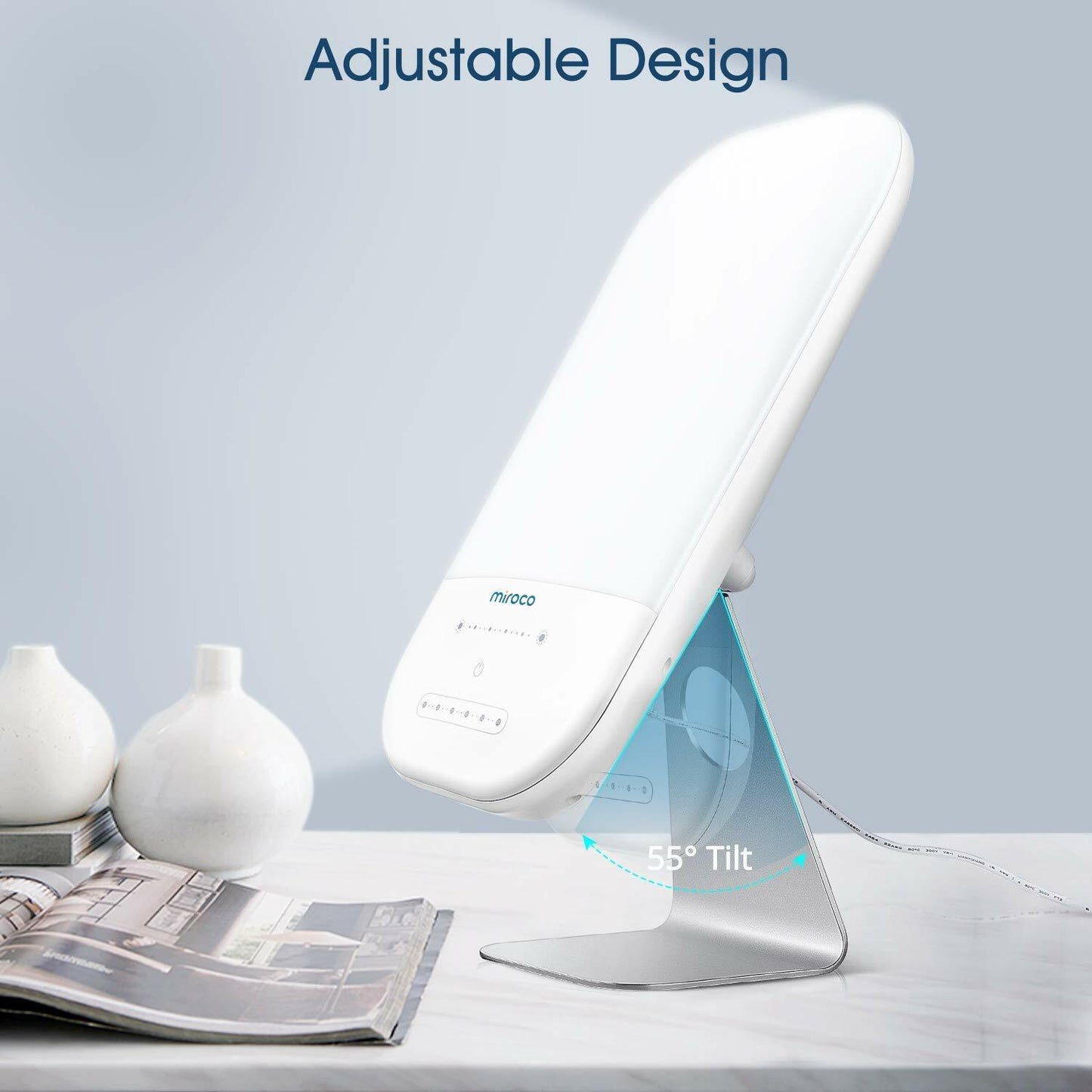 Light Therapy Lamp Miroco LED Bright White Therapy Light
