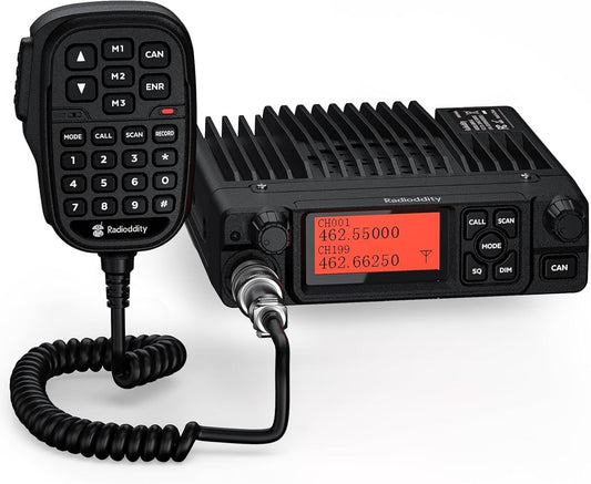 Radioddity DB40-G GMRS Mobile Radio | 40W | Repeater Capable | 199 Channels