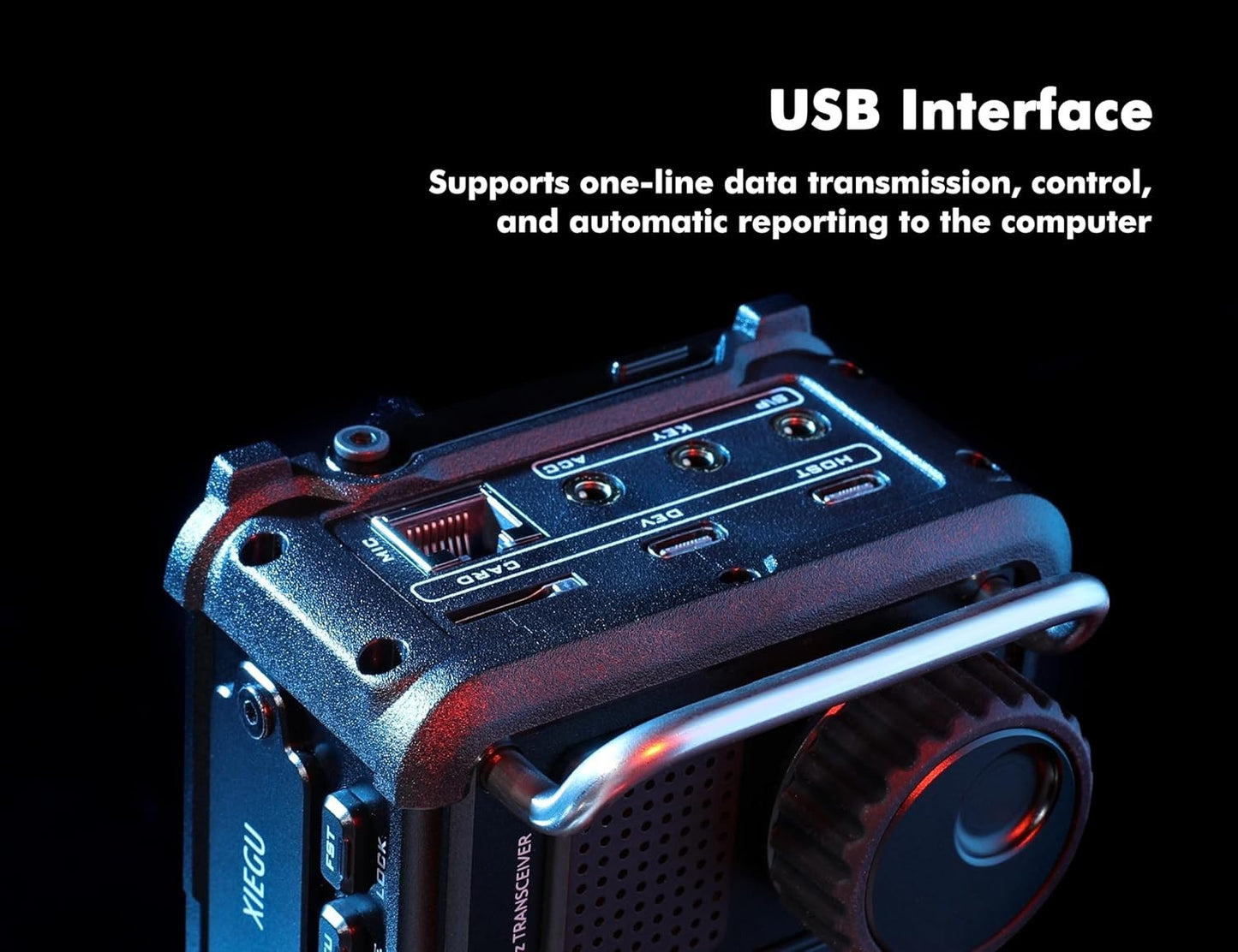 Xiegu X6200 HF Transceiver DRFS HF/50MHz Full Mode WFM/Airband Reception Auto An