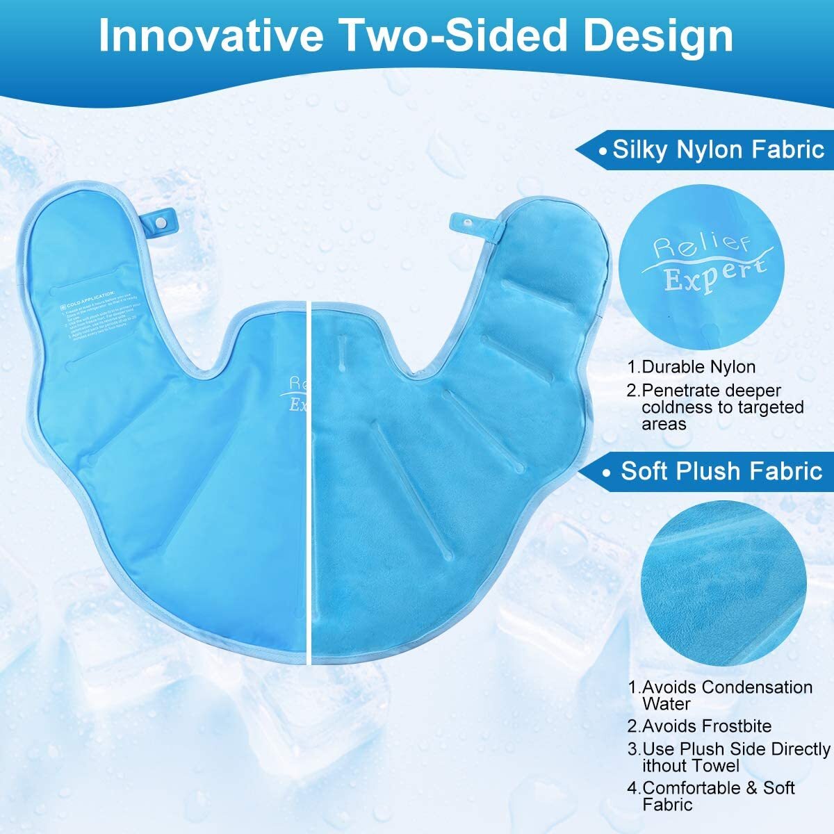 Relief Expert Neck Ice Pack Wrap Ice Pack for Neck and Shoulder Injuries