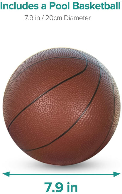 Sable Inflatable Pool Basketball Hoop with one Basketball for Pool and Water
