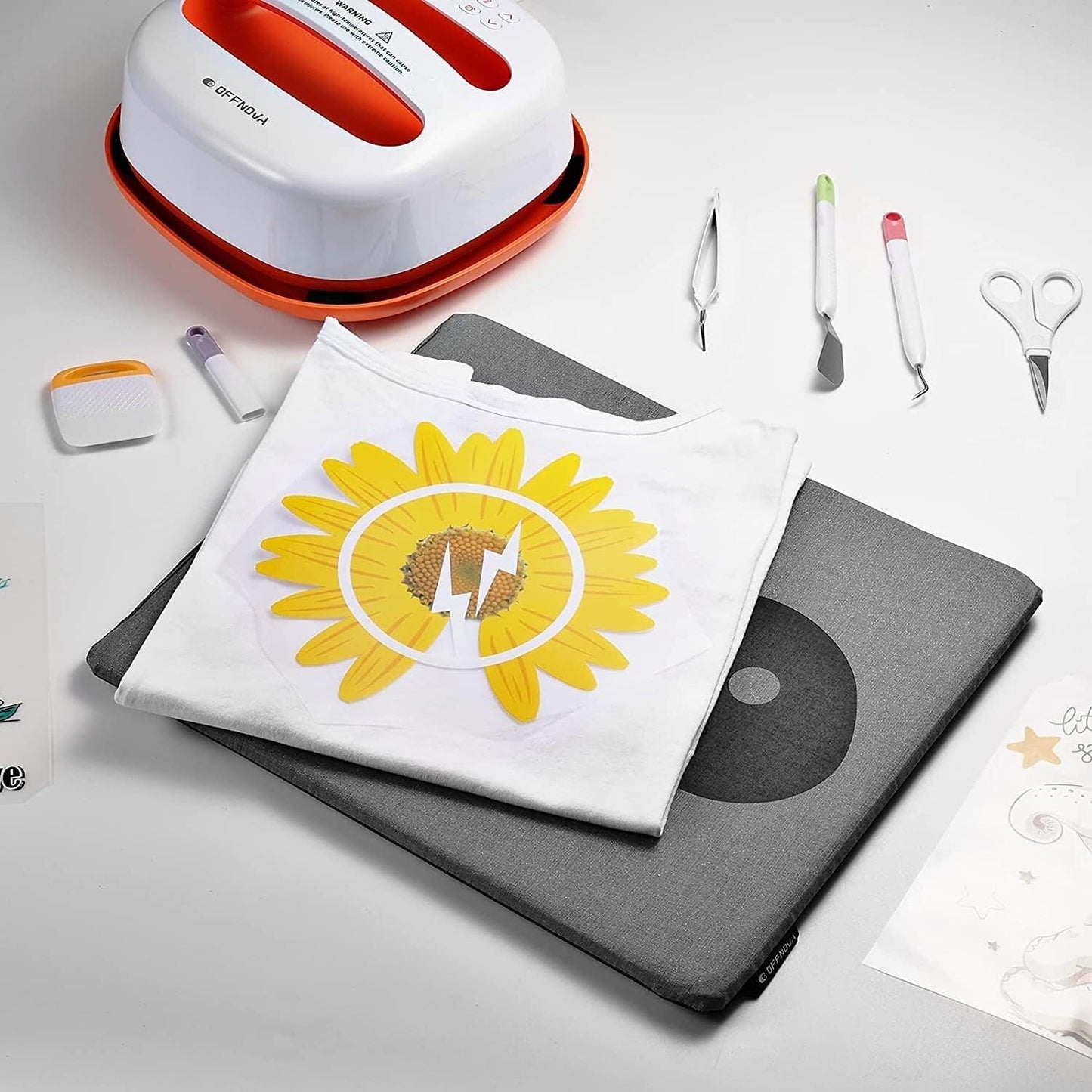 OFFNOVA Heat Press Mat for Cricut Easypress, 14” x 16” Craft Heat Transfer