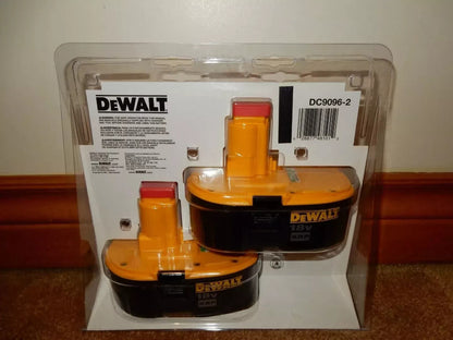 Dewalt OEM DC9096-2 18V XRP 2.4 Ah Battery 2 Pack Bundle-NOS DC9096   High Quali