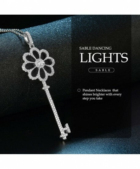 Jewelry Pendant Necklace "Secret Garden's Key" Best Idea Gifts For Girls Women