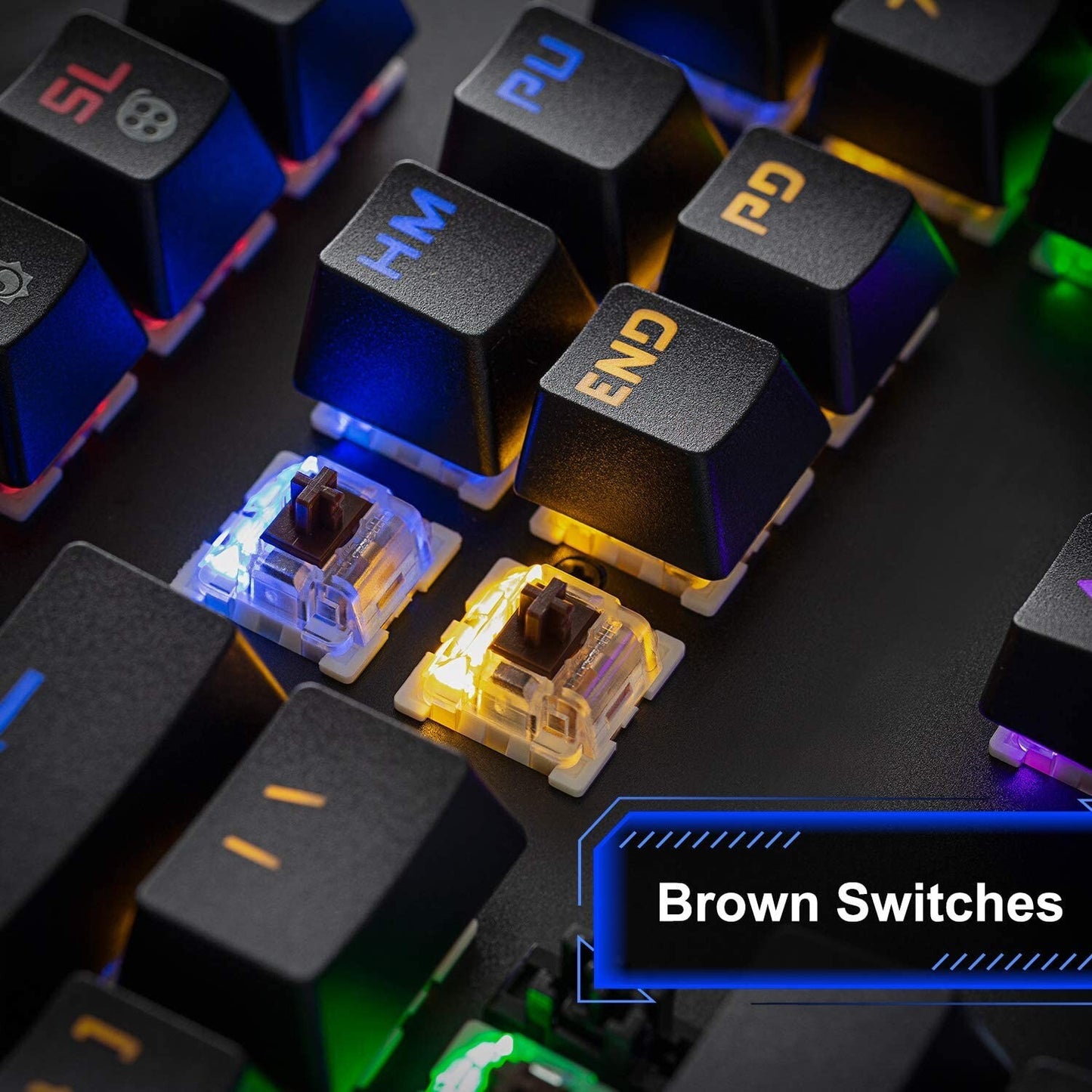 Wireless Gaming Keyboard Mechanical G-Cord Wired Keyboard LED Backlit 104 Keys