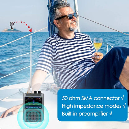 Malachite DSP2 SDR Radio Receiver with 3.5 Inch Touch Screen,10kHz-380MHz 404MHz