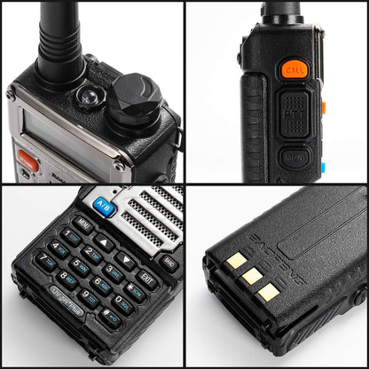 BAOFENG UV-5R+ Plus Two Way Radio Long Range Rechargeable Qualette Series