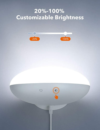 TaoTronics Light Therapy Lamp Touch Control with Continuous Brightness Levels