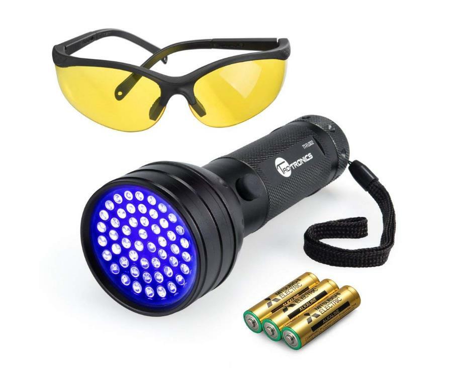 51 LEDs UV Blacklight Flashlights Detector for Dry Pets Urine & Stains & Bed Bug