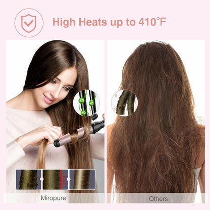 Curling Iron 1 1/2-inch Instant Heat with Extra-smooth Tourmaline Ceramic Coatin