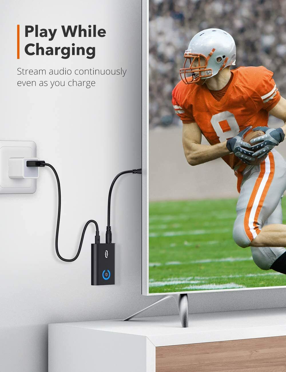 TaoTronics TT-BA07 Bluetooth 5.0 2-in-1 Transmitter and Receiver Wireless...