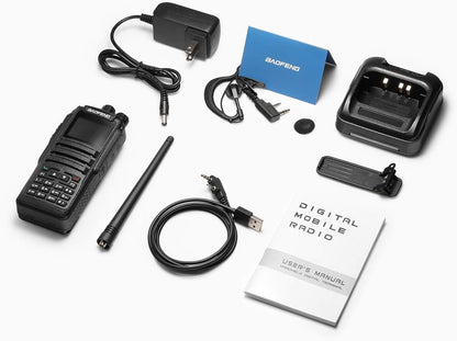 Baofeng Dm-1701 Dual Band VHF/UHF 3 000 Channels Digital Mobile Radio