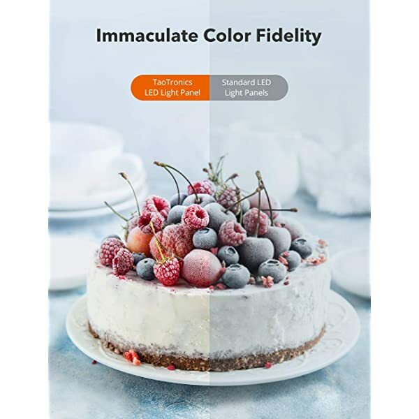 TaoTronics On Camera Video Light Bicolor 112PCS LED Dimmable Light tt-CL021