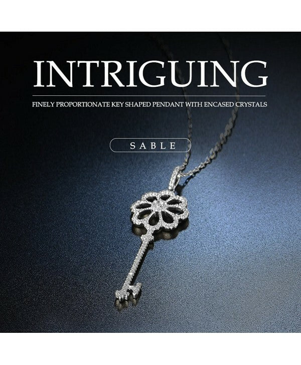 Jewelry Pendant Necklace "Secret Garden's Key" Best Idea Gifts For Girls Women