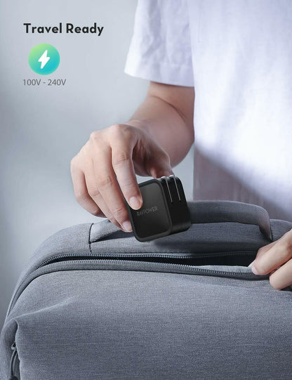 RAVPower 61W Wall Charger PD 3.0 Type C Fast Charging Power Delivery Foldable