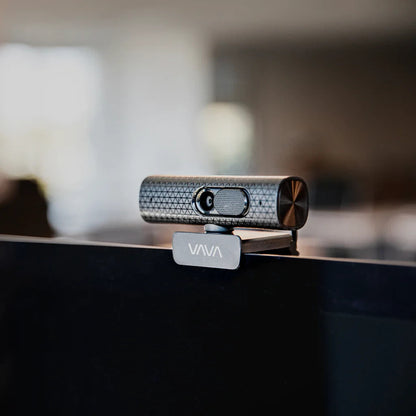 VAVA Webcam Model VA-VD020 2K HD, 4X Zoom Auto Focus Tripod New