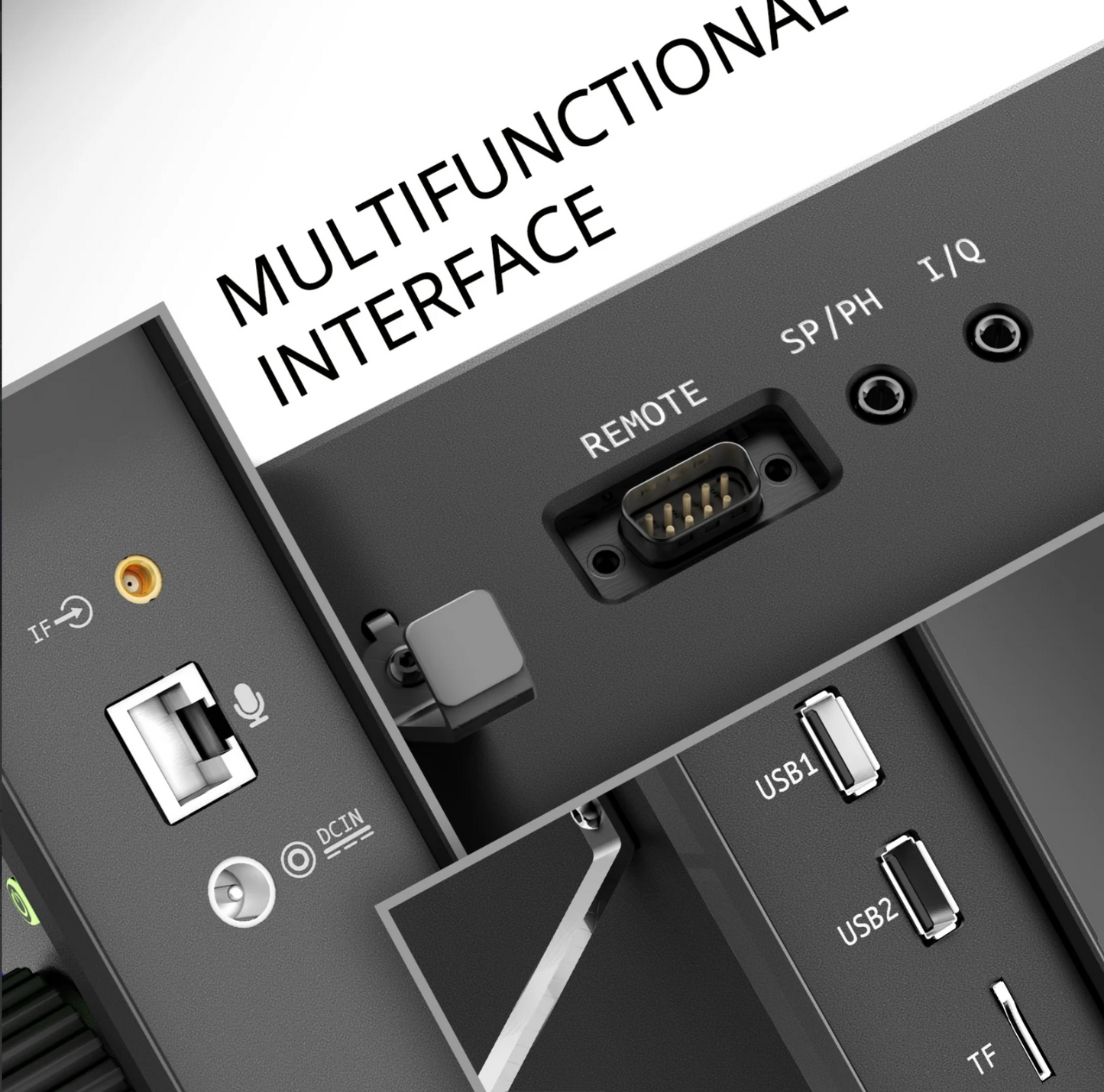 Xiegu GSOC Remote Controller Touch Screen Spectrum & Waterfall Display