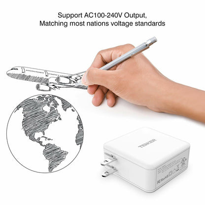 Tenker USB Type-C PD Charger with 60W Power delivery