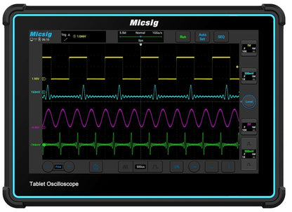 Tablet Oscilloscope TO2002 to Series Lab Oscilloscopes 200Mhz 2 Channel Touch