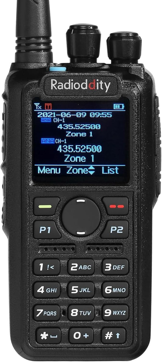 Radioddity GD-AT10G 10W UFH DMR Handheld Ham Radio Digital Analog Long Range