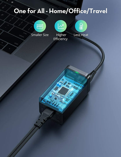 RAVPower USB C Charger 65W 4-Port Desktop USB Charging Station PC136