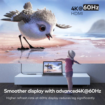 VAVA USB-C Hub 8-in-1 USB-C Adaptor Universal Compatibility Superior PD Charging