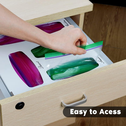 Deppon Metal Bag Holder Dispenser Storage organizer Plastic Bags Food Bags