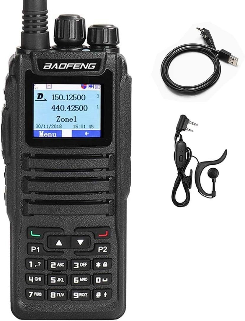Baofeng Dm-1701 Dual Band VHF/UHF 3 000 Channels Digital Mobile Radio