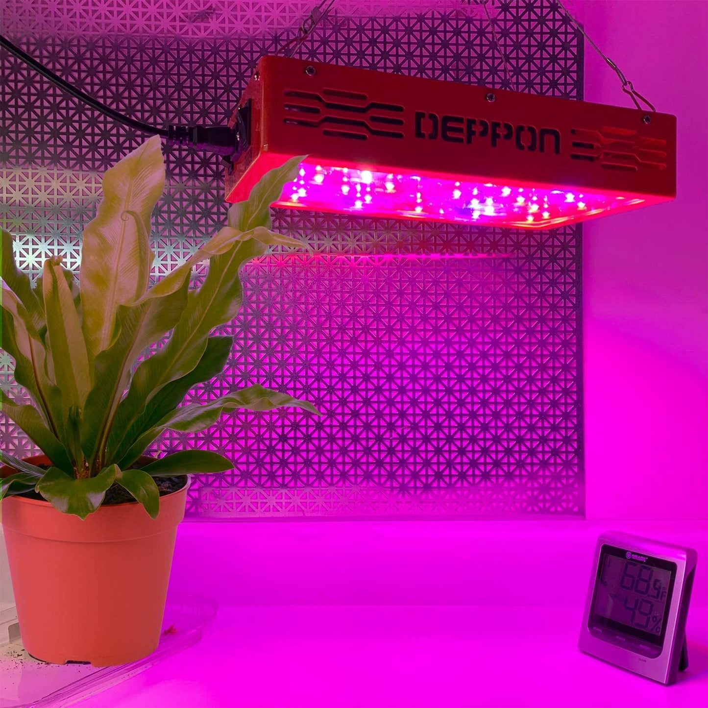 Deppon 600W LED Grow Light Full Spectrum Dual-Chip Grow Lamp