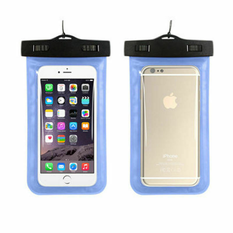 2 Packs Waterproof Floating Cell Phone Pouch Dry Bag Case Cover For Cellphone