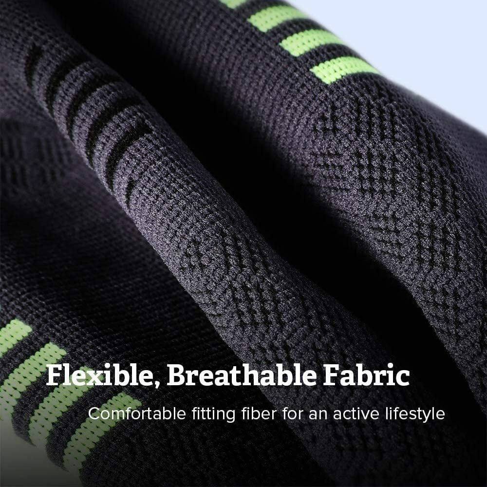 Sable Upgraded Knee Brace 2 Pack Compression Sleeves Support for Women & Men